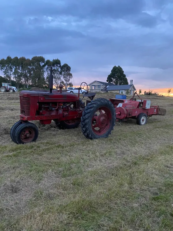 A 1944 International Harvester Farmall M, registered for Central Otago Tracks & Wheels, Easter 2027.