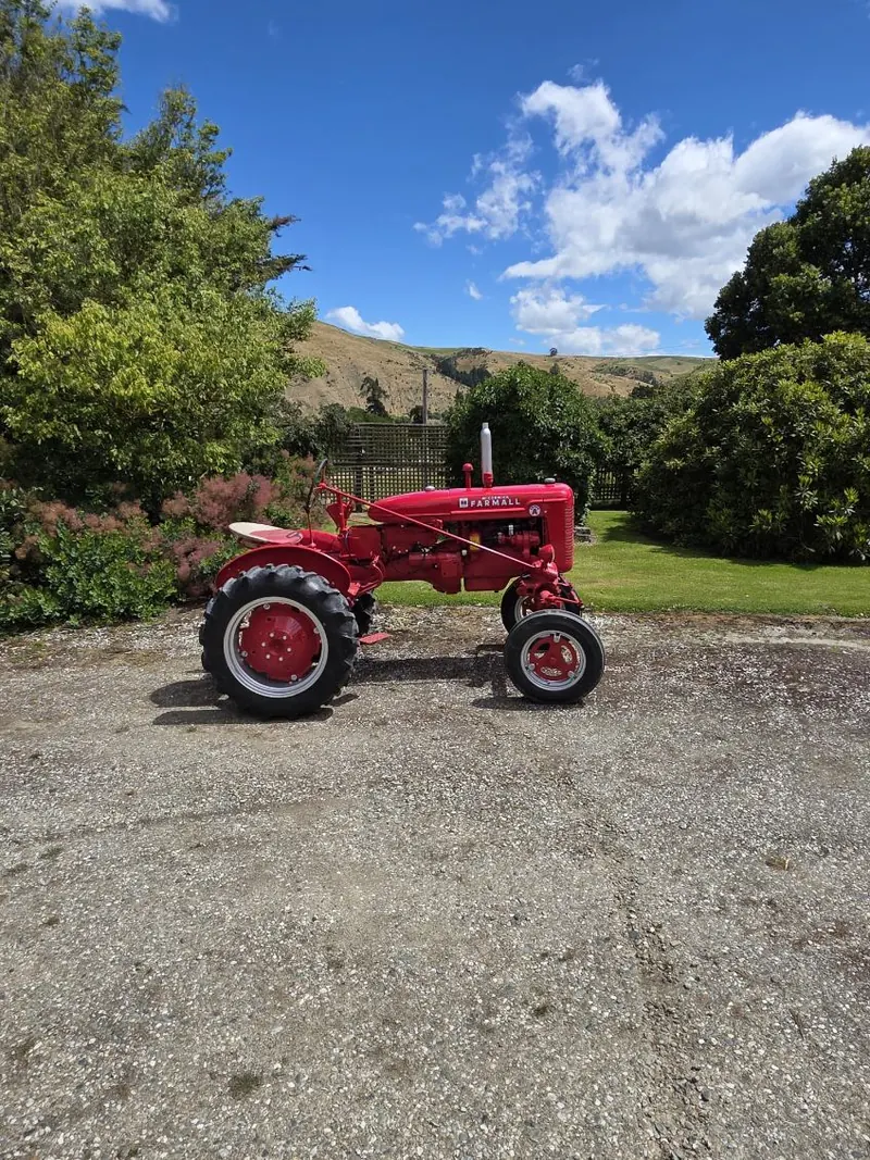 A restored Farmall A, one of the vintage tractors bound for Central Otago Tracks & Wheels.